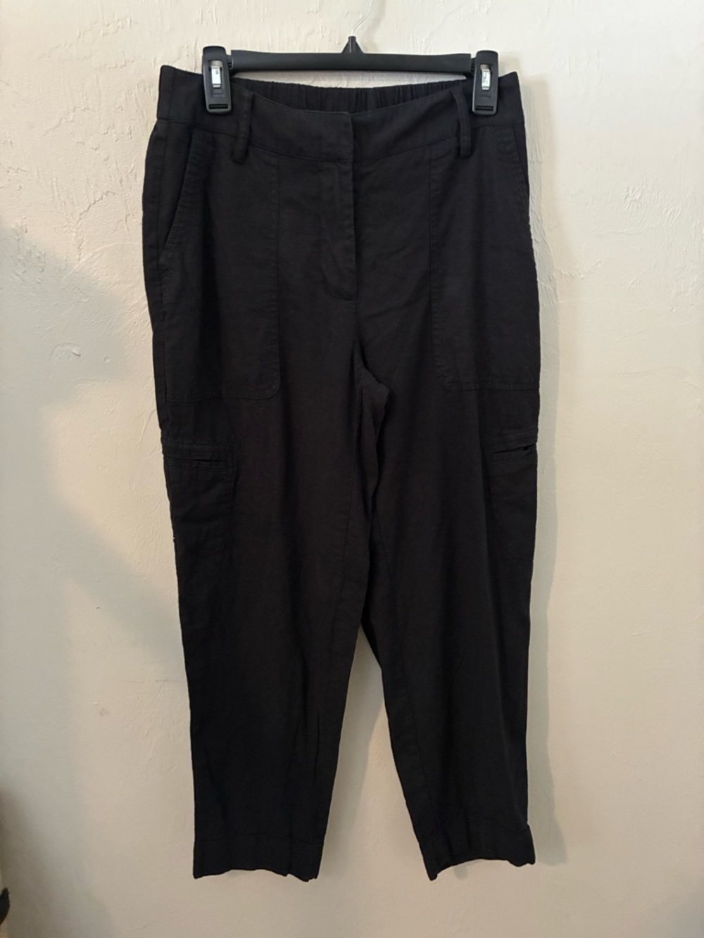 Rachel Zoe Black Cropped Utility Pants